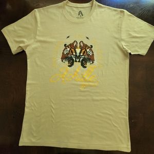 Achille Apparel "Moving In Silence" Tiger Graphic T-shirt Sz L